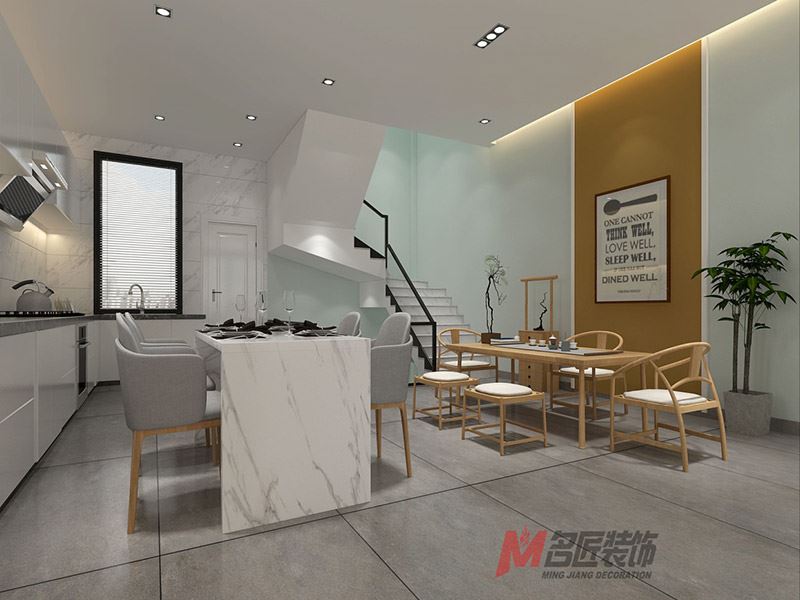 臺(tái)州市濱江·鉑金海岸北歐風(fēng)格別墅裝修案例